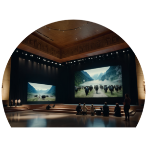 Virtuelle Besuche in Kunstausstellungen, Theatern und Museen durch VR.